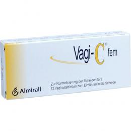 Vagi-C fem Vaginaltabletten 12 St Vaginaltabletten
