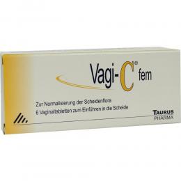 Vagi-C fem Vaginaltabletten 6 St Vaginaltabletten
