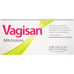 VAGISAN Milchsäure Vaginalzäpfchen 7 St.