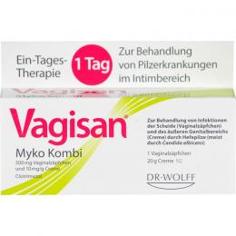 VAGISAN Myko Kombi 1-Tagestherapie 1 P