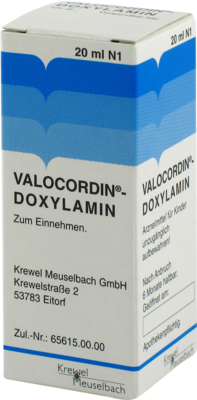 VALOCORDIN-Doxylamin Tropfen zum Einnehmen 20 ml