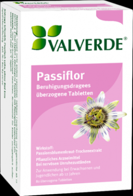 VALVERDE Passiflor Beruhigungsdragees 80 St