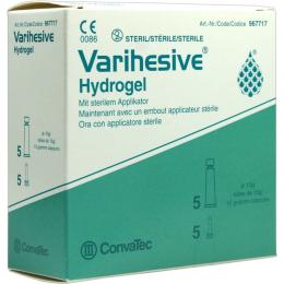 Ein aktuelles Angebot für VARIHESIVE Hydrogel mit Applikator 5 X 15 g Gel  - jetzt kaufen, Marke Convatec (Germany) GmbH.