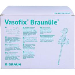 VASOFIX Braunüle 20 G 33 mm rosa 50 St.