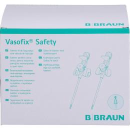 VASOFIX Safety Kanüle 22 G 0,9x25 mm PUR blau 50 St.