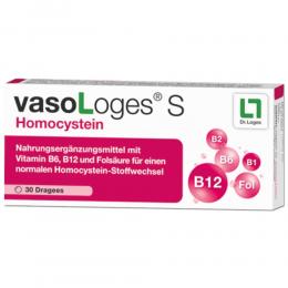 vasoLoges® S Homocystein 30 St Dragees