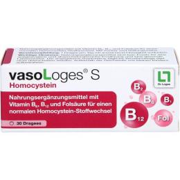 VASOLOGES S Homocystein Dragees 30 St. (9 g)
