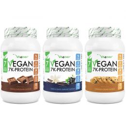 Vegan 7K Protein - 1kg - Rein pflanzlich - verschiedene Sorten