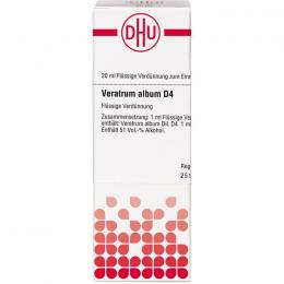 VERATRUM ALBUM D 4 Dilution 20 ml