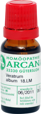 VERATRUM ALBUM LM 18 Dilution 10 ml