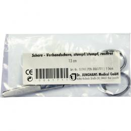 Ein aktuelles Angebot für VERBANDSCHERE stumpf/stumpf 13 cm rostfrei 1 St ohne  - jetzt kaufen, Marke Dr. Junghans Medical GmbH.