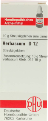 VERBASCUM D 12 Globuli 10 g