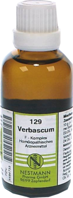 VERBASCUM F Komplex Nr.129 Dilution 20 ml