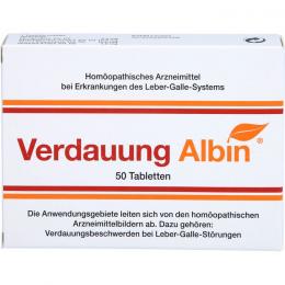 VERDAUUNG ALBIN Tabletten 50 St.
