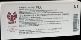 VERTEBRA lumbalis GL D 6 Ampullen 10X1 ml