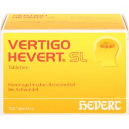 VERTIGO HEVERT SL Tabletten 100 St.