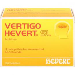 VERTIGO HEVERT SL Tabletten 100 St.