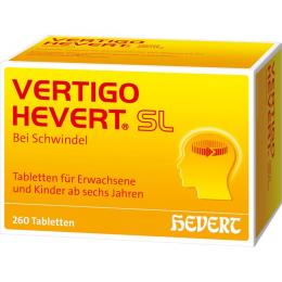 VERTIGO HEVERT SL Tabletten 260 St.