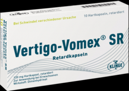 VERTIGO-VOMEX SR Retardkapseln 10 St