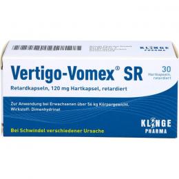 VERTIGO-VOMEX SR Retardkapseln 30 St.