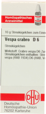 VESPA CRABRO D 6 Globuli 10 g