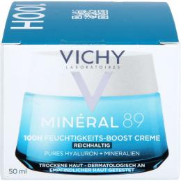 VICHY MINERAL 89 100h Creme reichhaltig mit Duft 50 ml