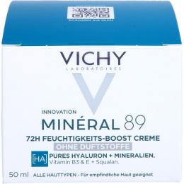 VICHY MINERAL 89 Creme ohne Duftstoffe 50 ml