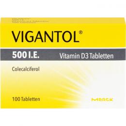 VIGANTOL 500 I.E. Vitamin D3 Tabletten 100 St.