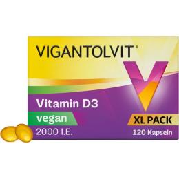 VIGANTOLVIT 2000 I.E. Vitamin D3 vegan Weichkaps. 120 St. (27,6 g)