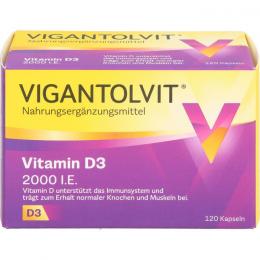 VIGANTOLVIT 2000 I.E. Vitamin D3 Weichkapseln 120 St.