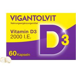 VIGANTOLVIT 2000 I.E. Vitamin D3 Weichkapseln 60 St. (10,8 g)