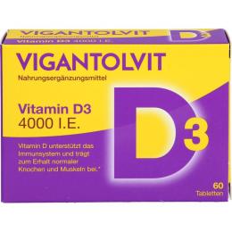 VIGANTOLVIT 4000 I.E. Vitamin D3 Tabletten 60 St. (17,4 g)