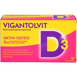 VIGANTOLVIT Vitamin D3 K2 Calcium Filmtabletten 60 St. (98 g)