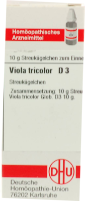VIOLA TRICOLOR D 3 Globuli 10 g