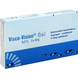 VISCO-Vision Gel 3 X 10 g Augengel