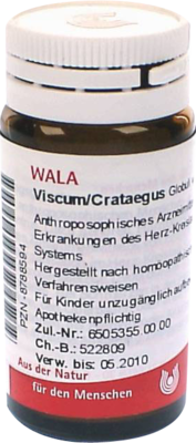 VISCUM CRATAEGUS Globuli 20 g