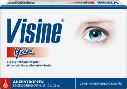 Ein aktuelles Angebot für Visine Yxin ED 10 X 0.5 ml Einzeldosispipetten Trockene & gereizte Augen - jetzt kaufen, Marke Johnson&Johnson GmbH (CHC).