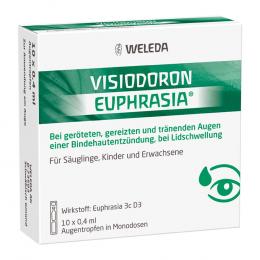VISIODORON Euphrasia Augentropfen 10 X 0.4 ml Augentropfen