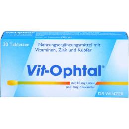 VIT OPHTAL mit 10 mg Lutein Tabletten 30 St.