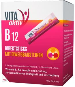 VITA AKTIV B12 Direktsticks mit Eiweissbausteinen 90 St Beutel
