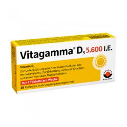VITAGAMMA D3 5.600 I.E .Vitamin D3 NEM Tabletten 20 St
