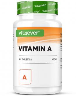 Vitamin A - 10.000 I.E, 365 Tabletten