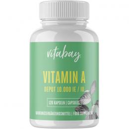 VITAMIN A 10. 000 I.E. Depot vegan hochdos.Kapseln 120 St.