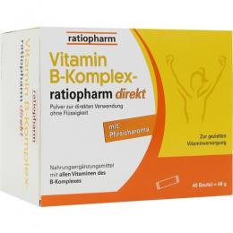 VITAMIN B-KOMPLEX-ratiopharm direkt Pulver 40 St.