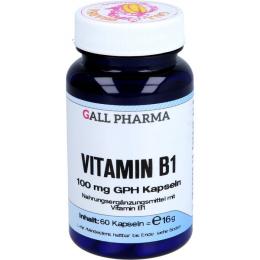 VITAMIN B1 100 mg GPH Kapseln 60 St. (16 g)