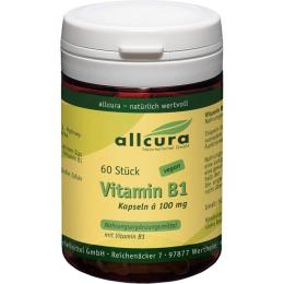 VITAMIN B1 100 mg Kapseln 60 St. (18,8 g)