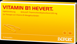 VITAMIN B1 HEVERT Ampullen 10 St