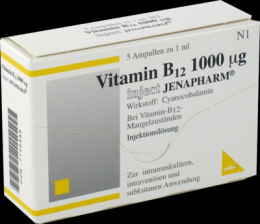 VITAMIN B12 1.000 g Inject Jenapharm Ampullen 5 St