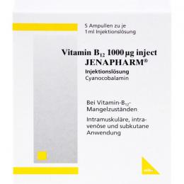 VITAMIN B12 1.000 µg Inject Jenapharm Ampullen 5 St.