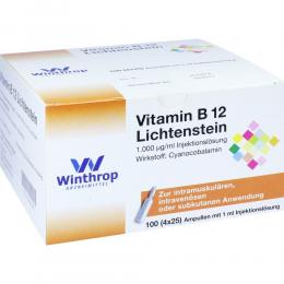 Vitamin B12 1.000 µg Lichtenstein Ampullen 100 X 1 ml Ampullen